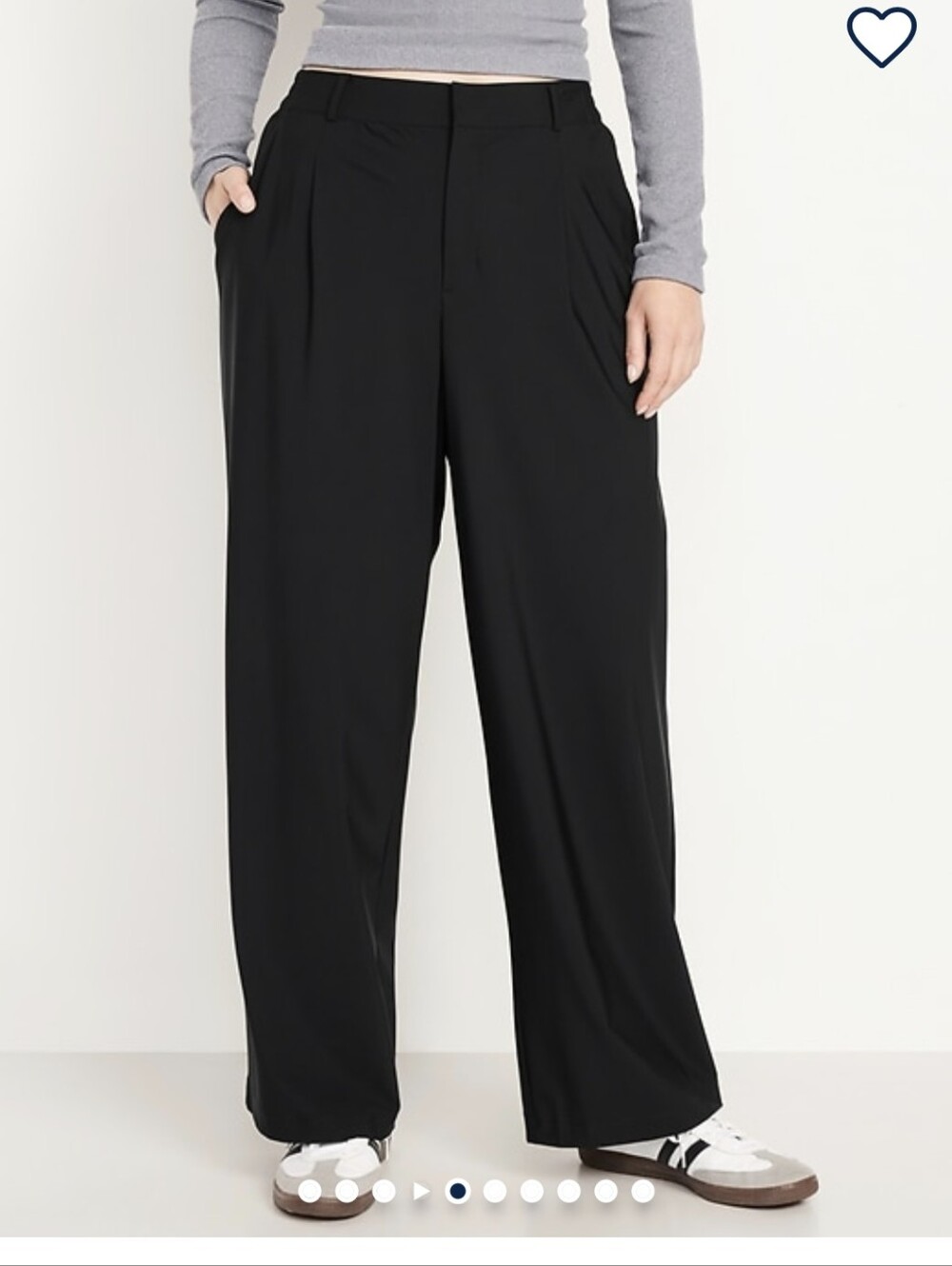 ld Navy High-Waisted SleekTech Trouser Pants NWT